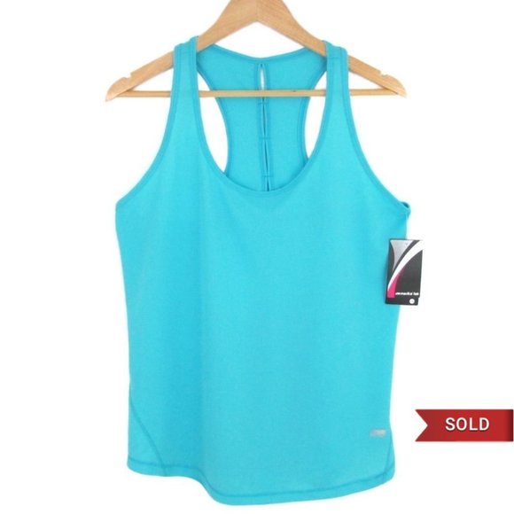 Marika Tops - Marika Tek Mesh Cutout Racerback Active Tank Top